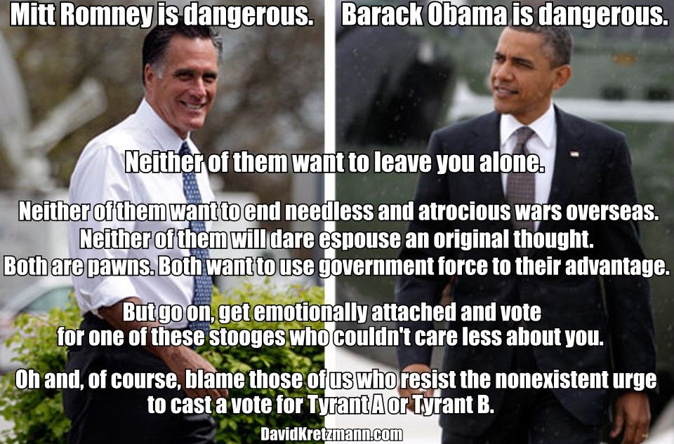 Romney and Obama are dangerous